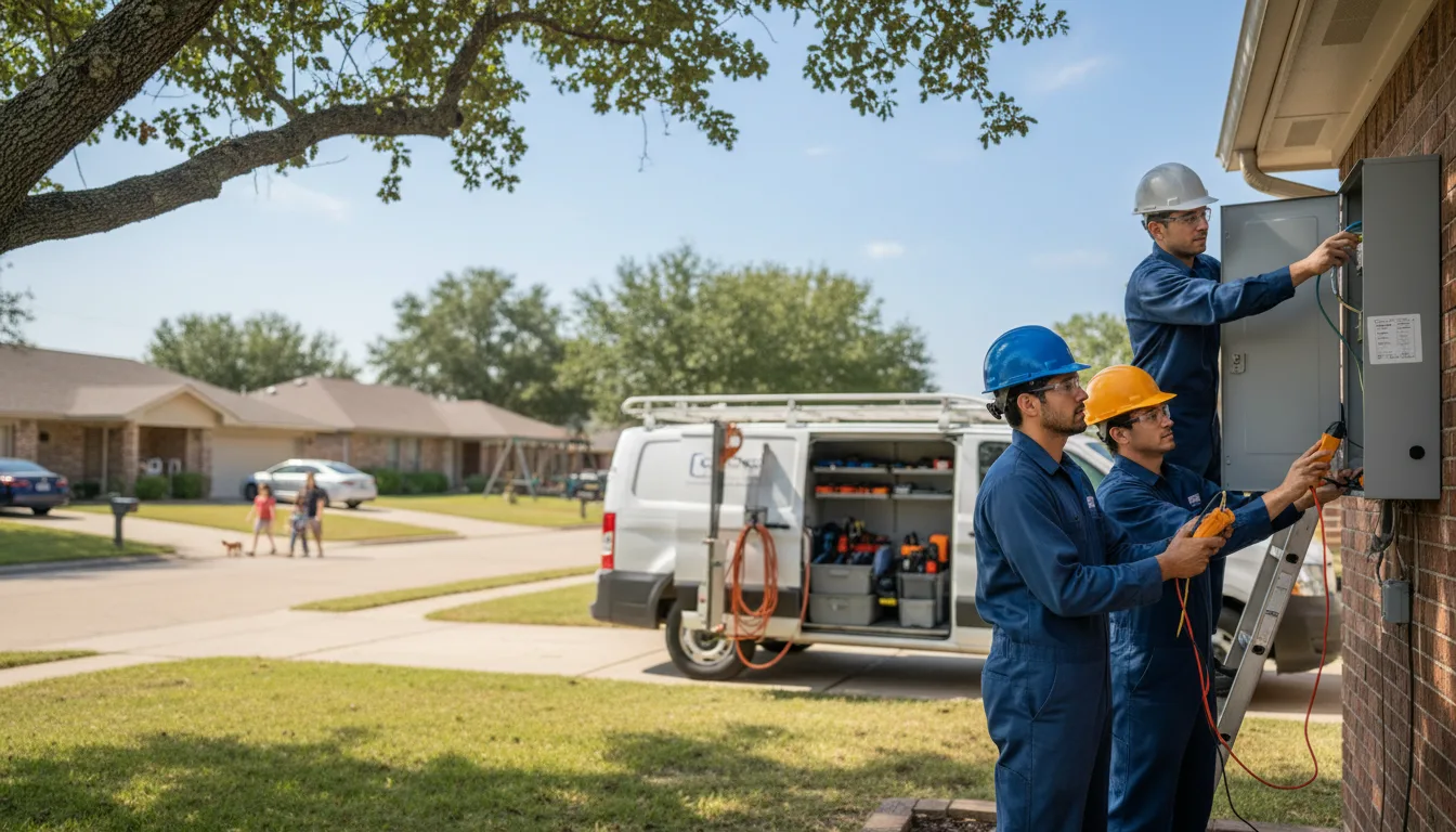 Certified electrician providing emergency electrical services in Winterset, IA